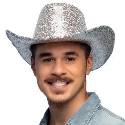 Glimmer Cowboyhat Sølv