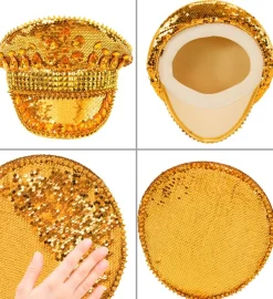 Glimmer Kaptajnhat Guld