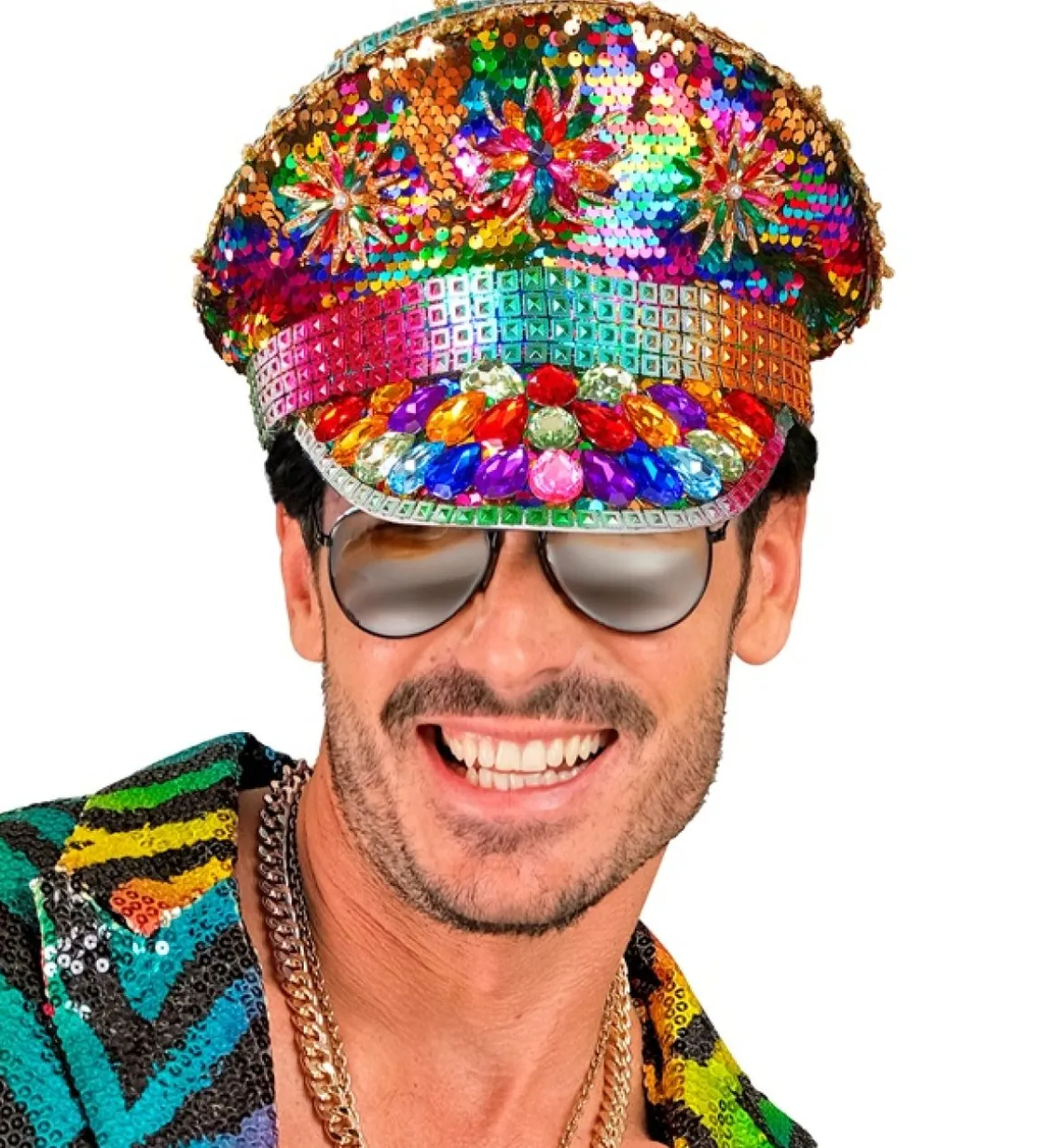 Glimmer Kaptajnhat Regnbue