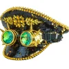 Glimmer Steampunk Kaptajnhat Sort/Guld