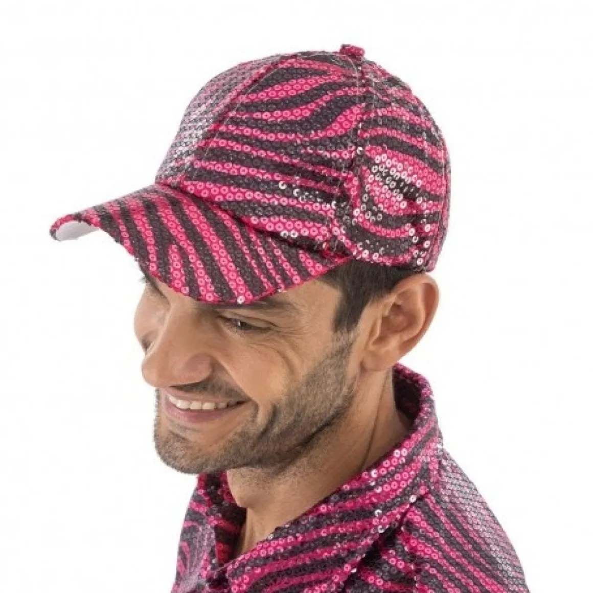 Glimmer Tigerprint Kasket Pink
