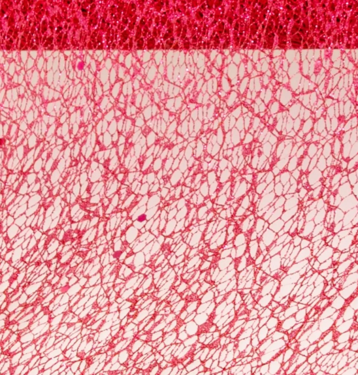 Glitter Bordløber Rød