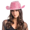 Glitter Cowboyhat Rosa