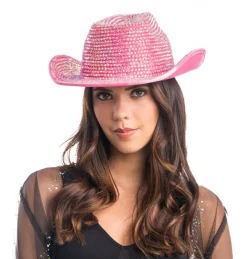 Glitter Cowboyhat Rosa