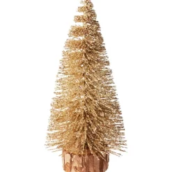 Glitter Juletræ Dekoration Guld