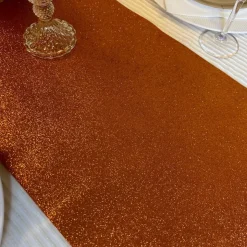Glitter Premium Bordløber Orange