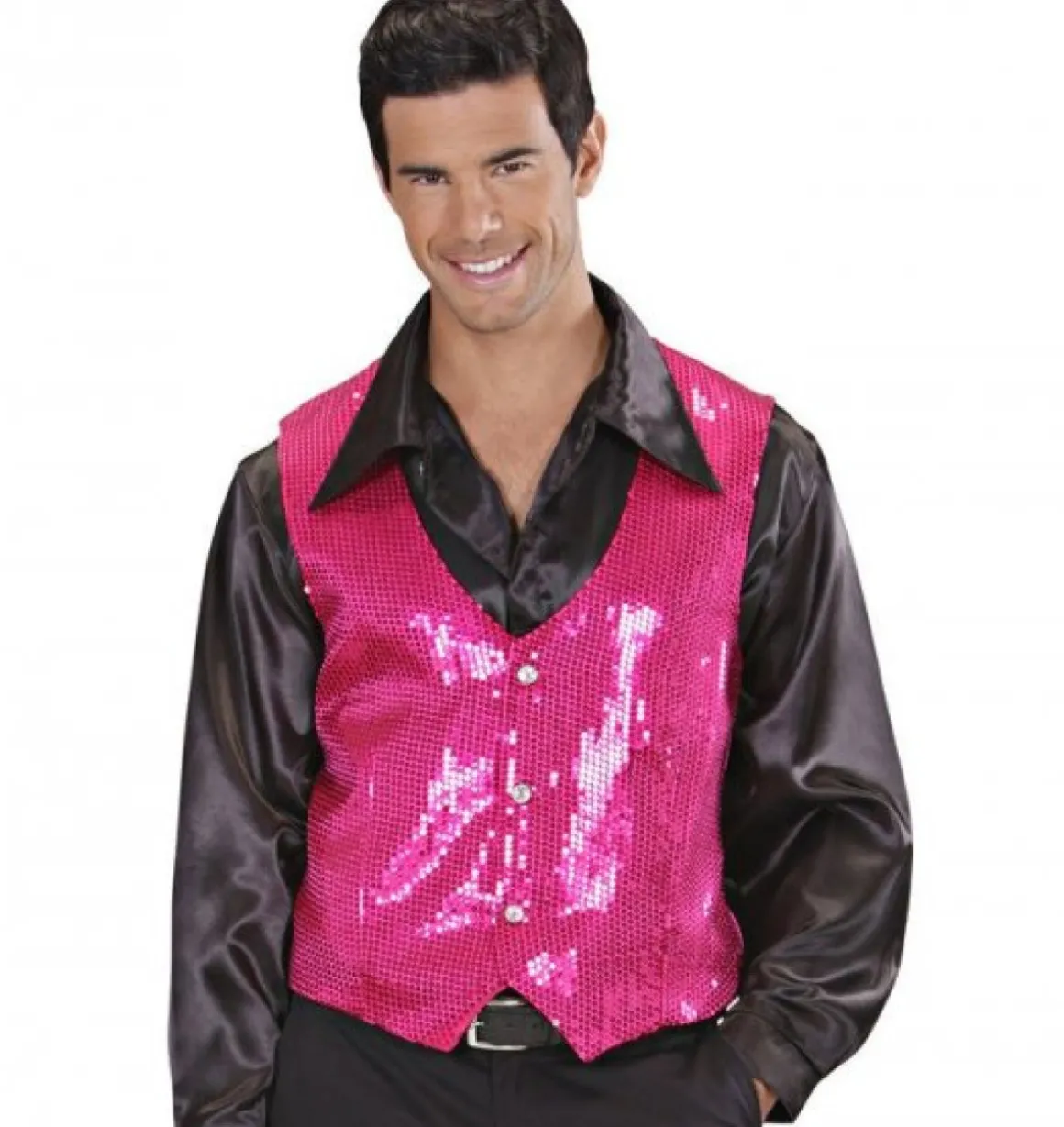 Glittervest Pink