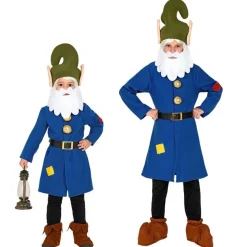 Gnom Blå Børnekostume