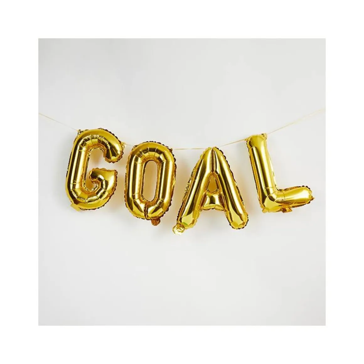 Goal Folieballoner Guld