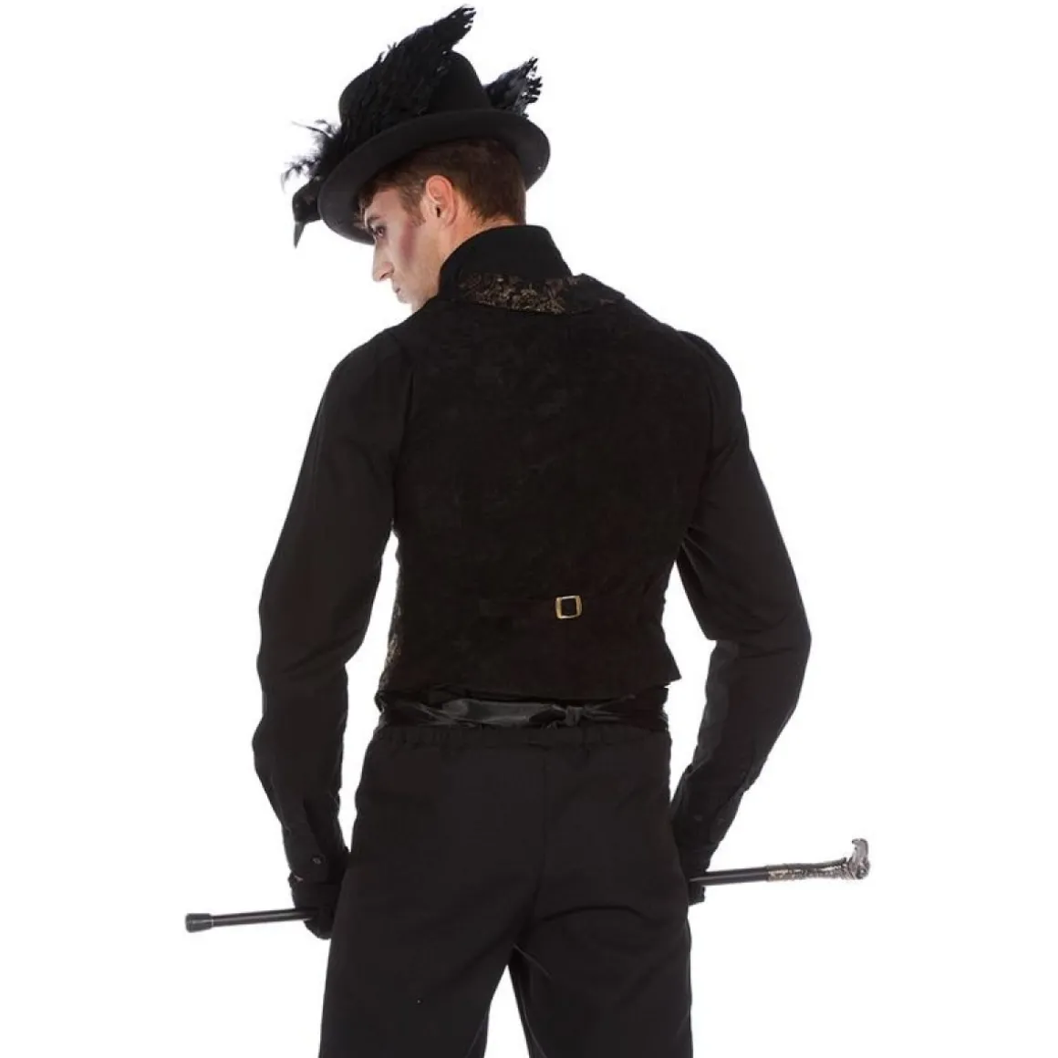 Gotisk Brokade Vest Kostume