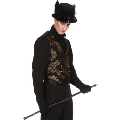 Gotisk Brokade Vest Kostume