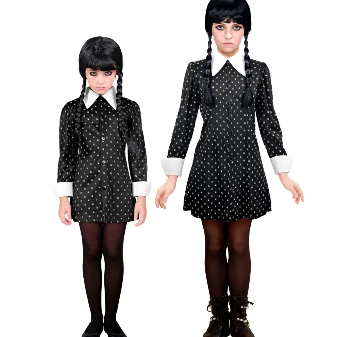 Gotisk Pige Børnekostume