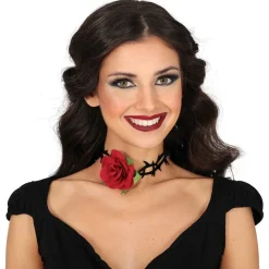 Gotisk Rose Choker