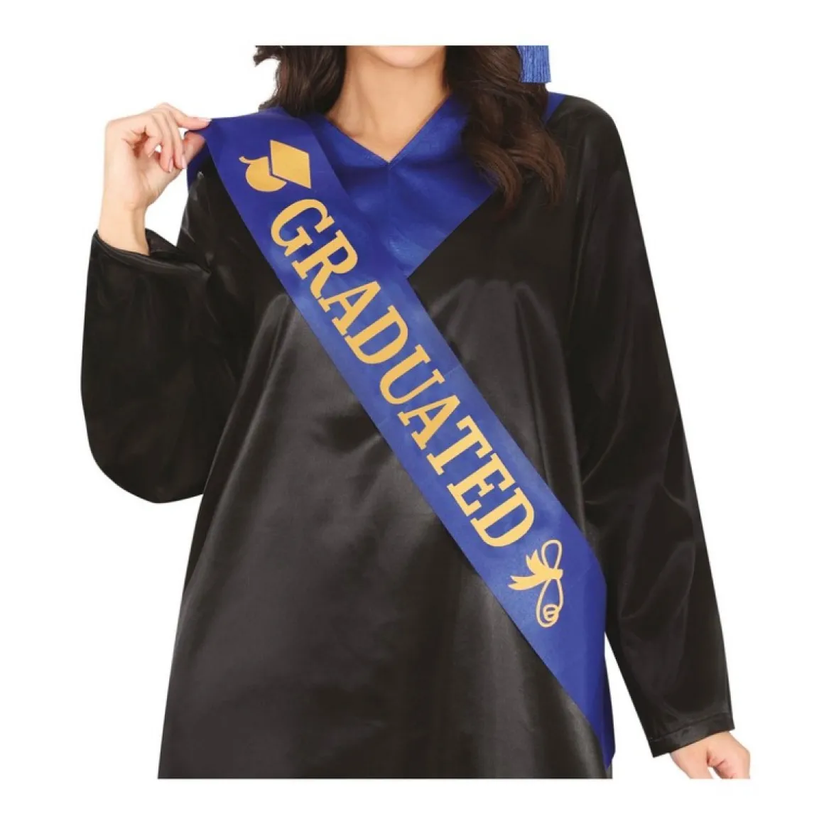 Graduated Student Skråbånd Blå