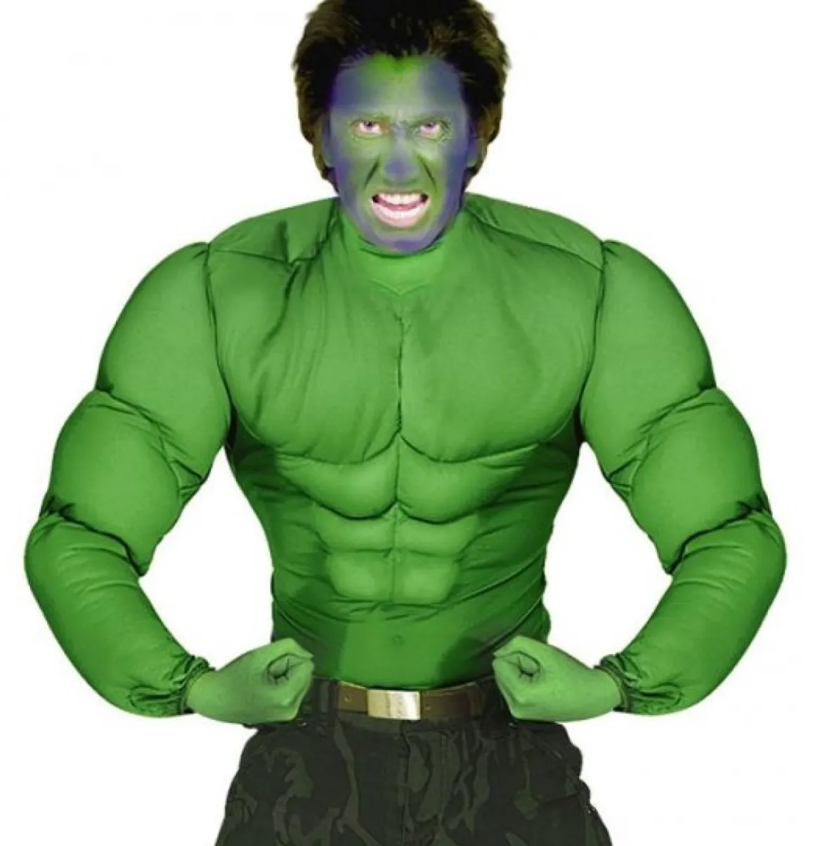 Grøn Muskelbluse Kostume