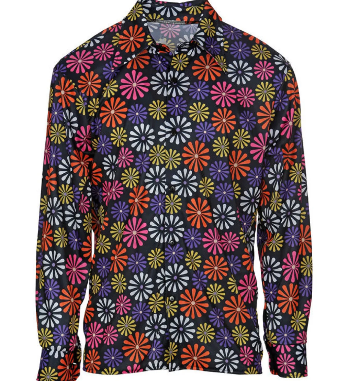 Groovy 70'er Blomster Skjorte