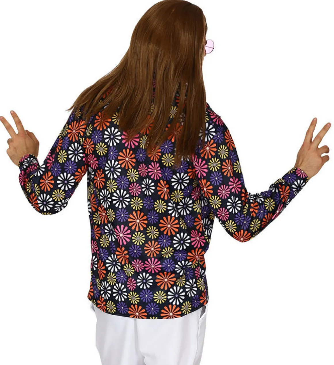 Groovy 70'er Blomster Skjorte