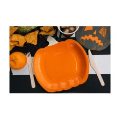 Græskar Paptallerkener Orange