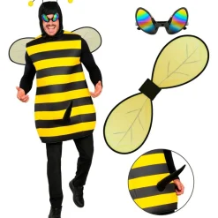 Gul/Sort Bi Herrekostume