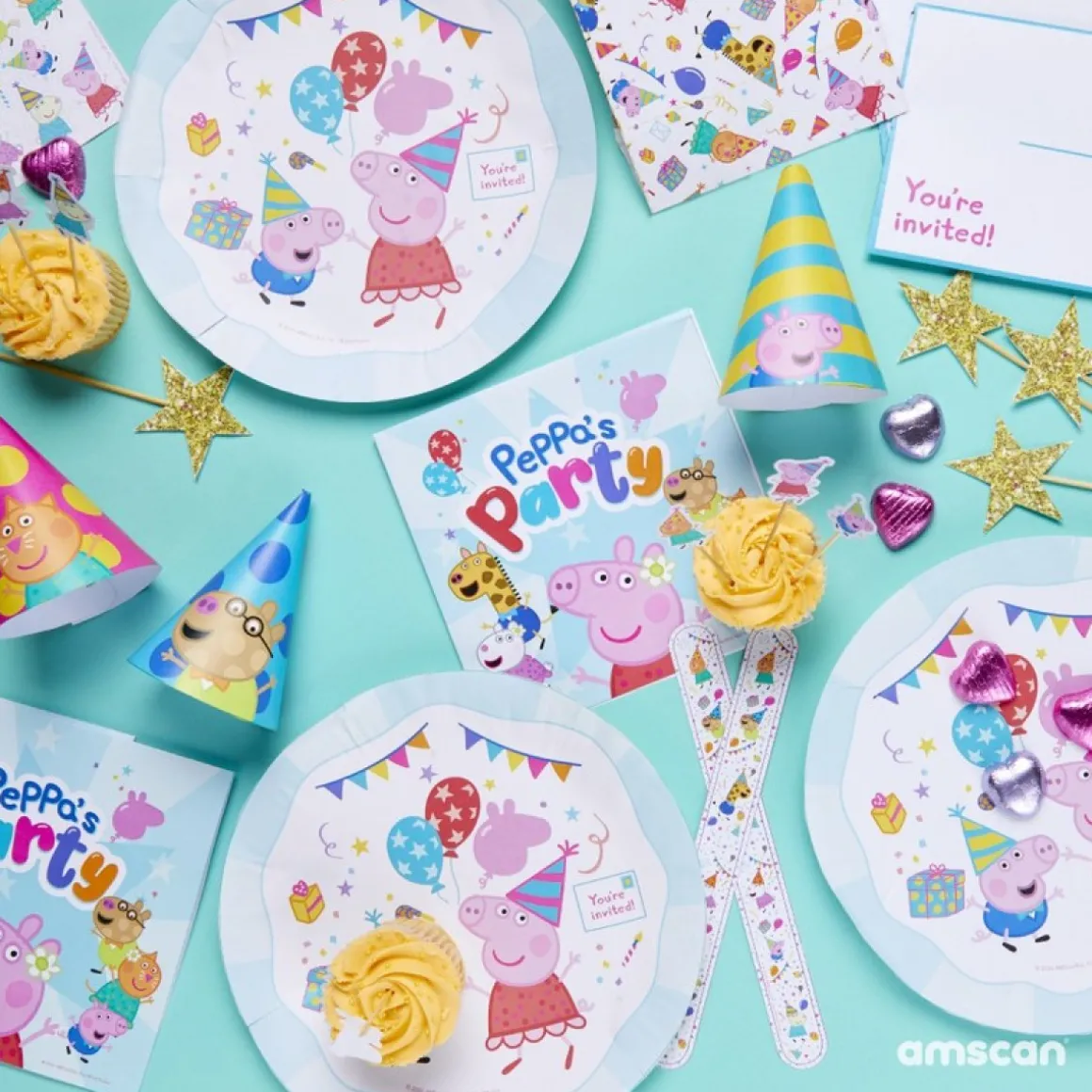 Gurli Gris® Peppa's Party Backdrop
