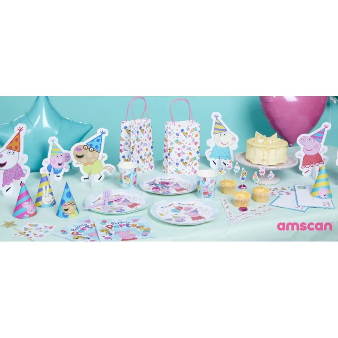 Gurli Gris® Peppa's Party Backdrop