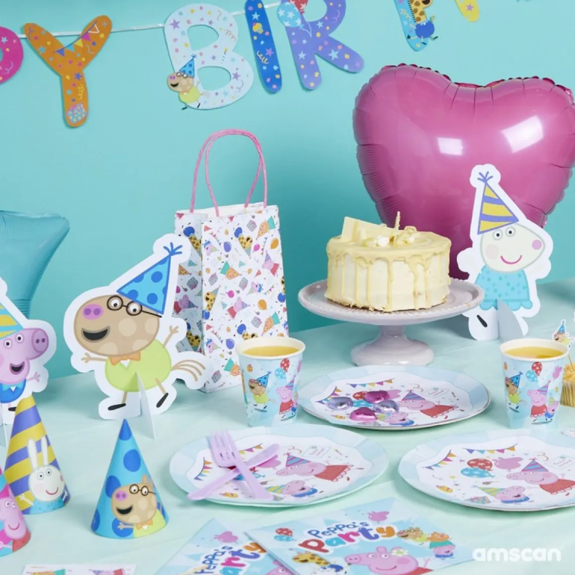 Gurli Gris® Peppa's Party Backdrop
