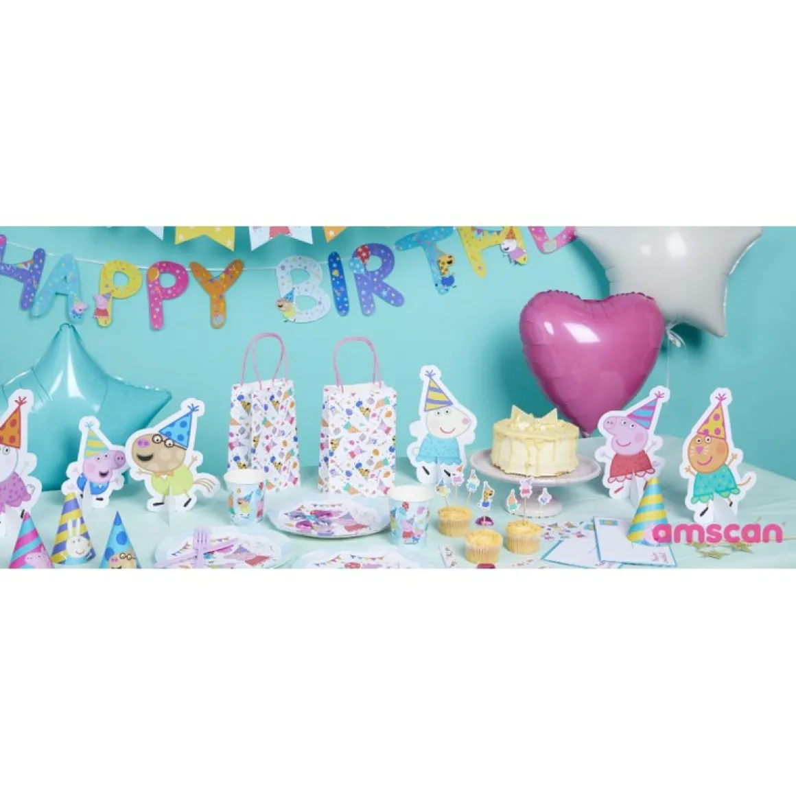 Gurli Gris® Peppa's Party Backdrop