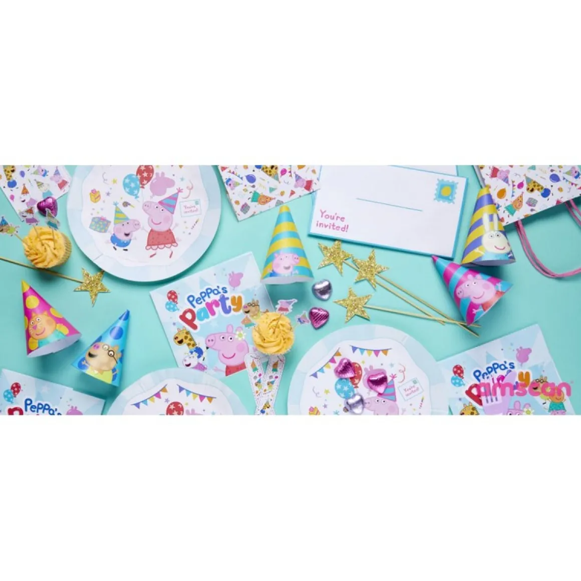 Gurli Gris® Peppa's Party Backdrop
