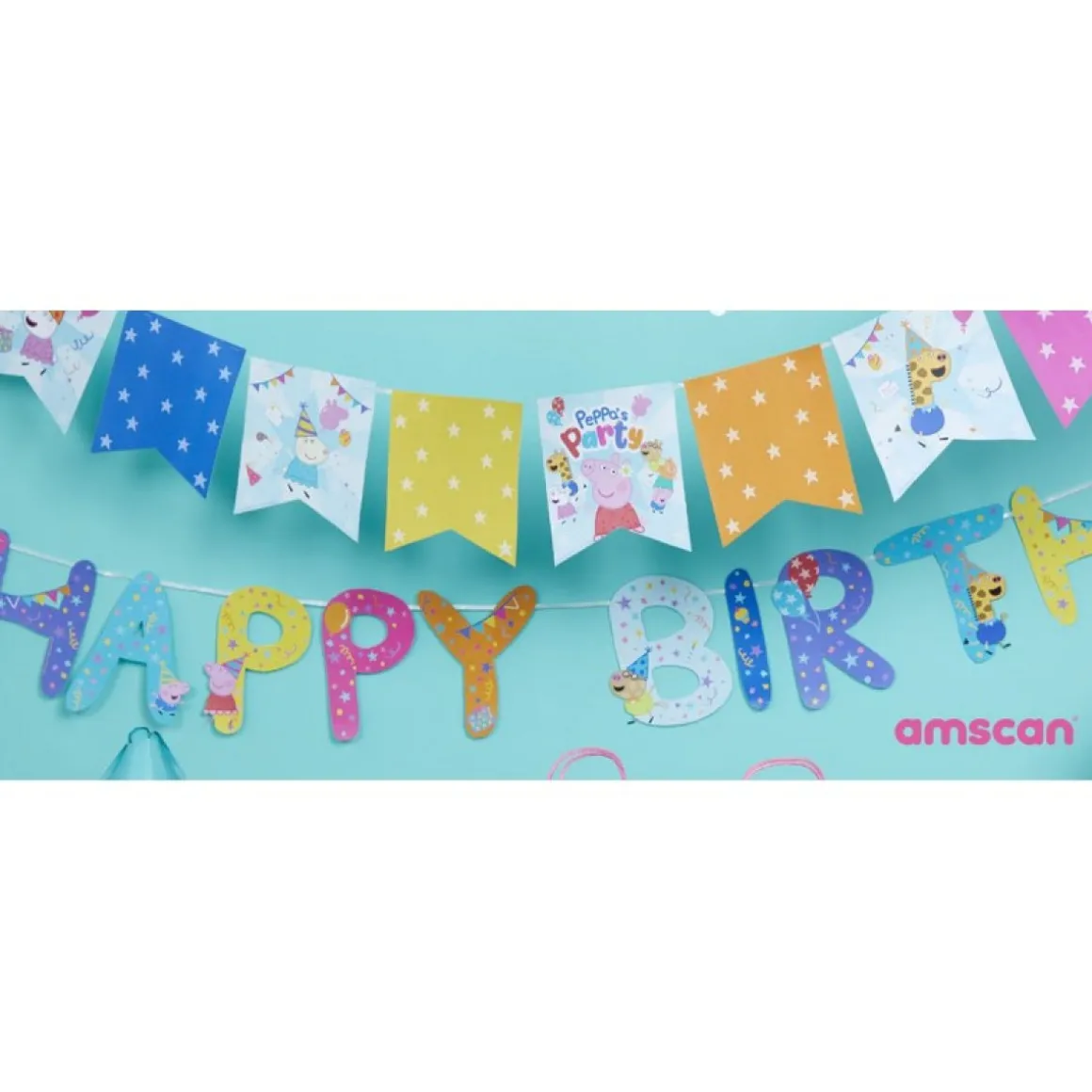 Gurli Gris® Peppa's Party Backdrop