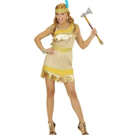 Gylden Indianerbabe Kostume