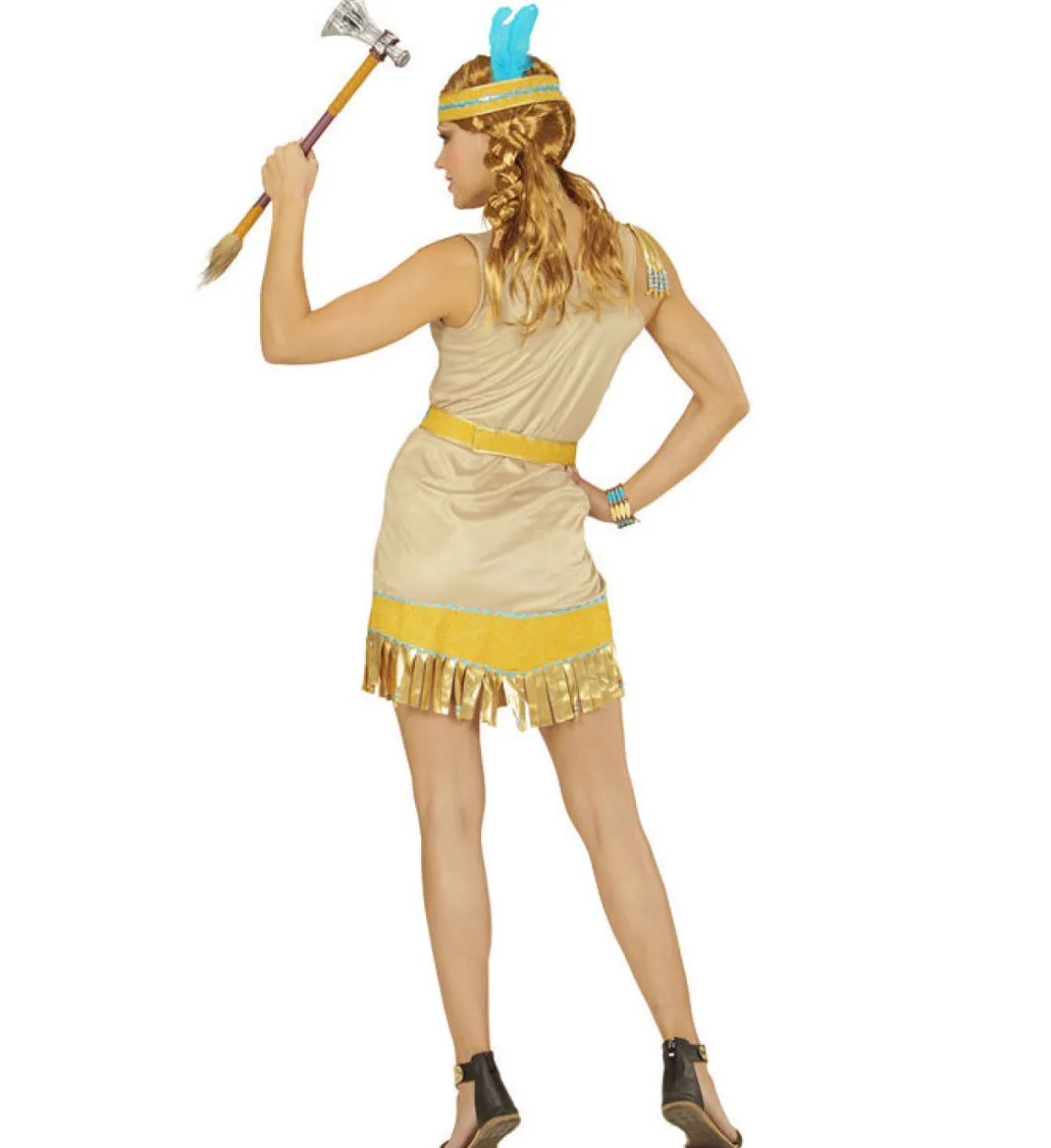Gylden Indianerbabe Kostume