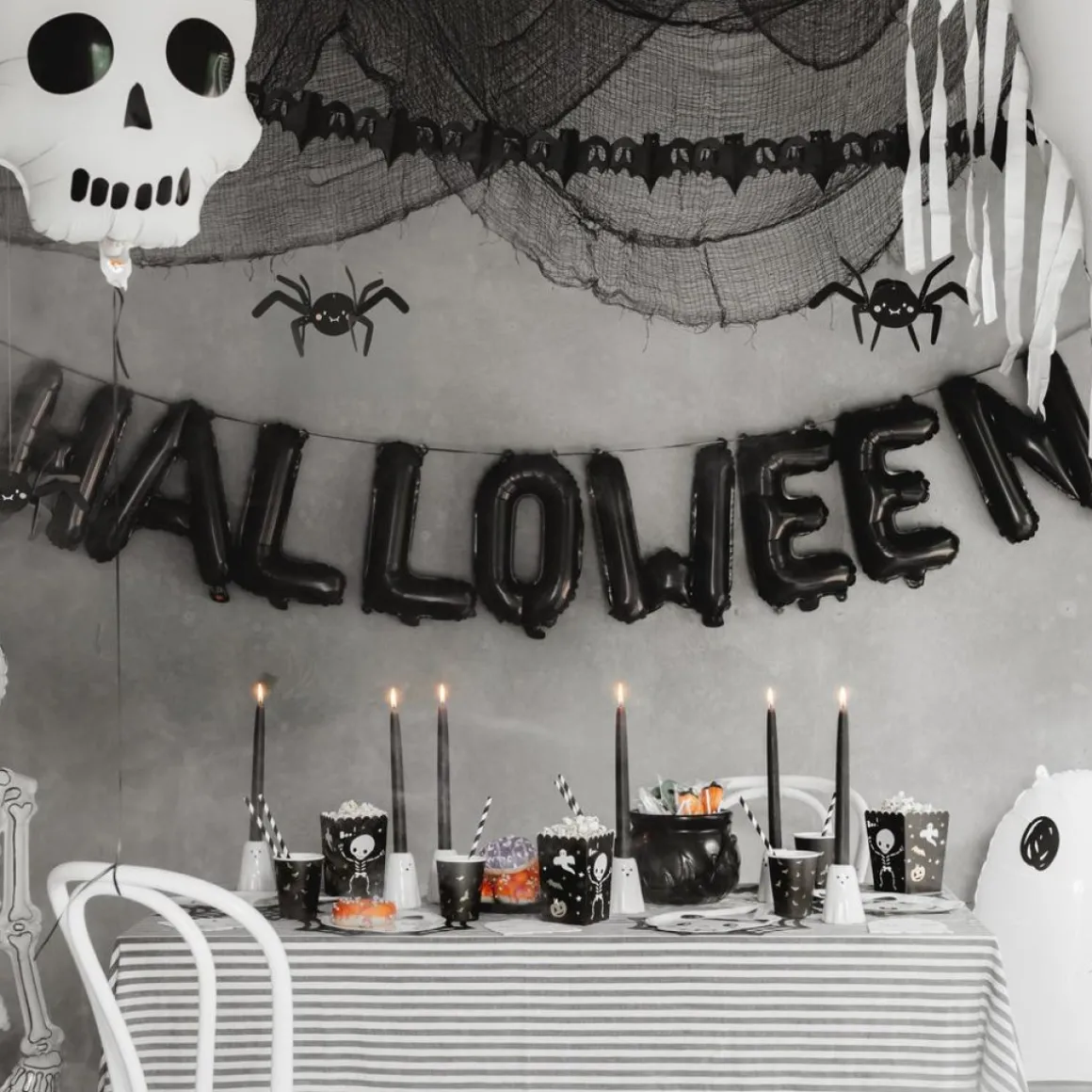 Halloween Folieballoner Sort
