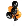 Halloween Balloner Orange/Sort