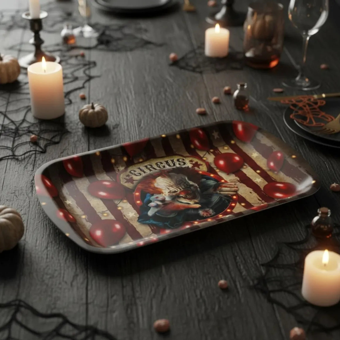 Halloween Cirkus Serveringsfad