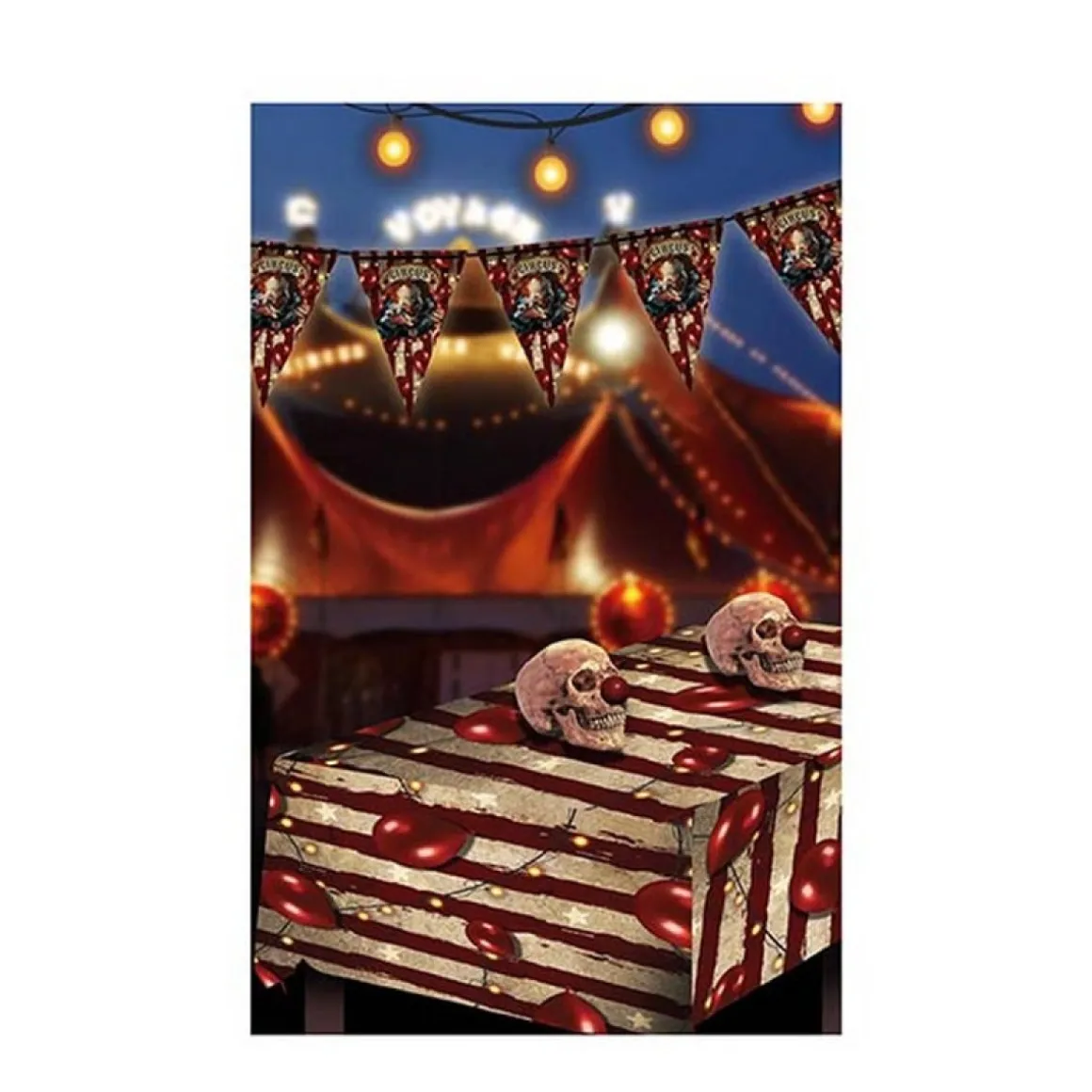 Halloween Cirkus Vimpelguirlande