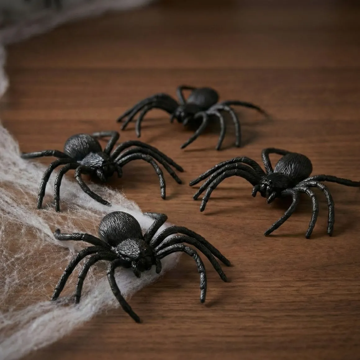 Halloween Edderkopper Sort