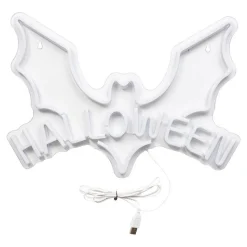 Halloween Flagermus LED Neon Skilt