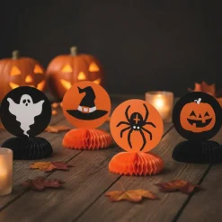 Halloween Honeycomb Bordpynt