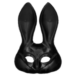 Halloween Kanin Maske Sort