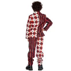Halloween Klovn Jakkesæt Børnekostume