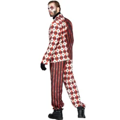 Halloween Klovn Kostume Rød/Hvid