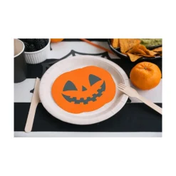 Halloween Servietter Græskar Sort/Orange