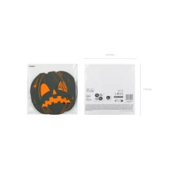 Halloween Servietter Græskar Sort/Orange