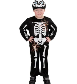 Halloween Skelet Børnekostume