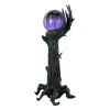 Halloween Træ Med Lysende Kugle Skulptur