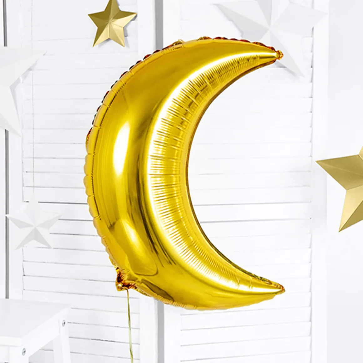 Halvmåne Folieballon Guld