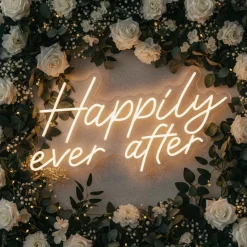 Happily Ever After Neon Skilt