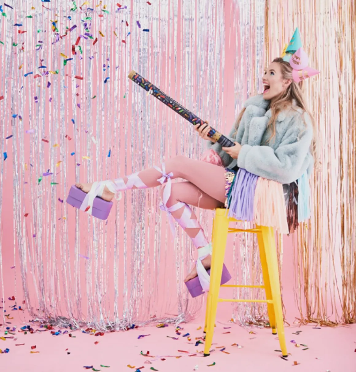 Happy Birthday Festhatte Multifarvede