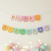 Happy Birthday Guirlande Farvemix