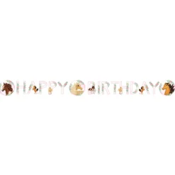 Happy Birthday Heste Guirlande